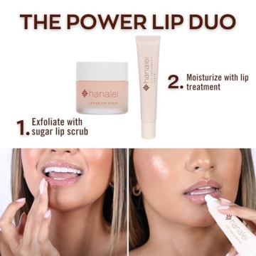 Vegan Sugar Lip Scrub by Hanalei – Exfoliate & Hydrate Lips