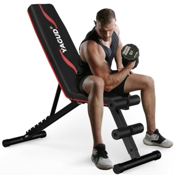 Adjustable Weight Bench Press for Home Gym - Dumbbell Exercise
