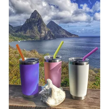 Eco-Friendly Hiware Silicone Straws for Every Drink