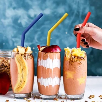 Eco-Friendly Hiware Silicone Straws for Every Drink
