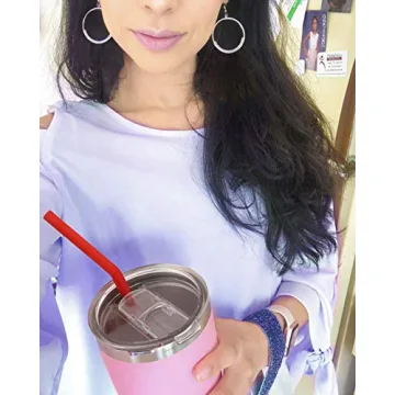 Eco-Friendly Hiware Silicone Straws for Every Drink