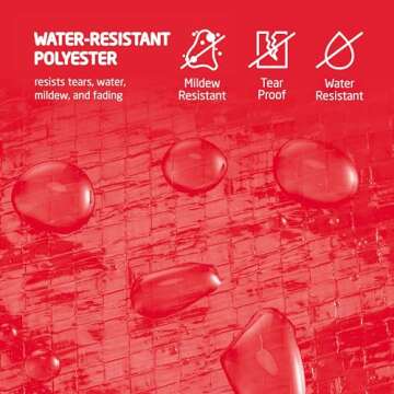 ZOBER Christmas Wreath Storage Container - 30 Inch, Waterproof Plastic Wreath Storage Bag - Dual Zippered Wreath Bag - Durable Stitch Reinforced Handles - Wreath Christmas Storage - 2 Pack