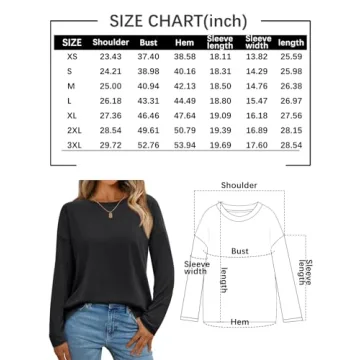 AUTOMET Womens Long Sleeve Casual Shirts 2024