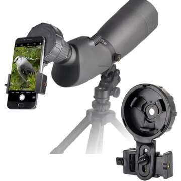 Gosky Telescope Phone Adapter Quick Aligned Cell Phone Digiscoping Adaptor Mount - Compatible with S...