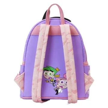Loungefly Nickelodeon: Fairly Odd Parents Lenticular Timmy Turner with Fishbowl Cosmo and Wanda Mini-Backpack, Amazon Exclusive