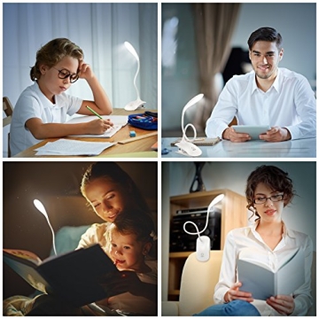 Vont LED Clip On Reading Light with Touch Control