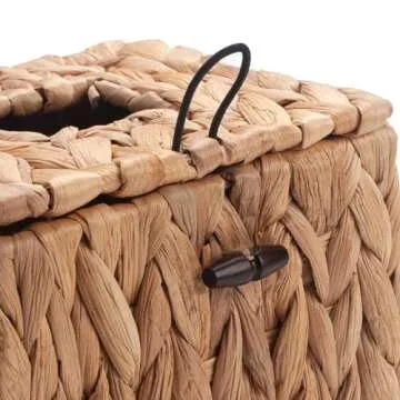 Stylish Water Hyacinth Tissue Box Cover for Home Decor