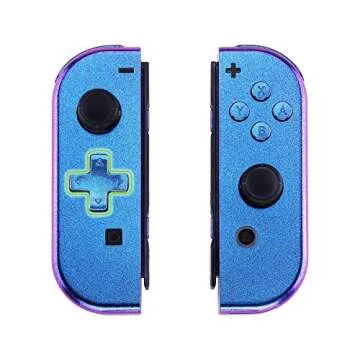 eXtremeRate Chameleon Purple Blue Joycon Housing Shell