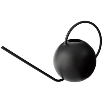 Bloomingville Black Iron Watering Can for Elegant Gardening