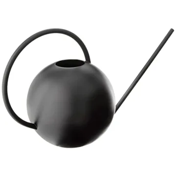 Bloomingville Black Iron Watering Can for Elegant Gardening