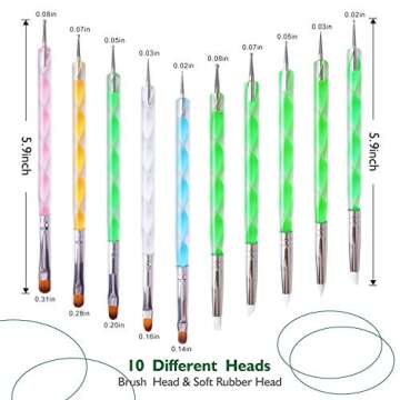 Mandala Tools for Painting Rocks Mandala Painting Dotting Stencil Dot Mandala Kit 30 PCS