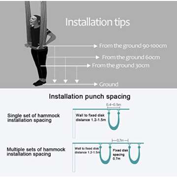 Versatile Aerial Yoga Hammock for All Skill Levels