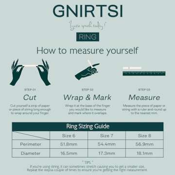 GNIRTSI Gold Birth Flower Ring for Women Daffodil Bloom Month March 14K Gold Plated Minimalist Stack Thin Band Finger Floral Jewelry Size 6