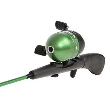 51-Inch Fishing Rod and Reel Combo with Tackle Set - Spincast Fishing Pole - Gear for Small Fish or Pond Reeling - Spawn Series by Wakeman (Green)