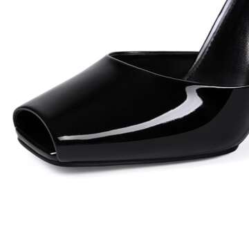 CAGLGLZ Women's Peep Toe Wedge Sandals - Stylish Comfort