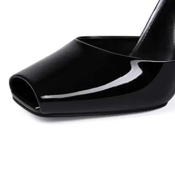 CAGLGLZ Women's Peep Toe Wedge Sandals - Stylish Comfort