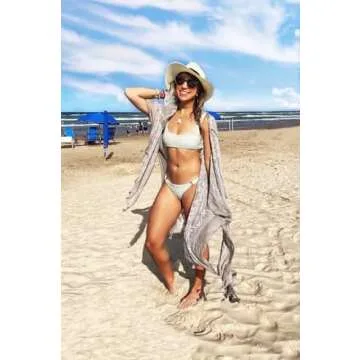 Breezy Lane Beach Cover Up: Lightweight Kimono for Women