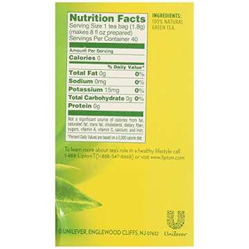 Lipton Green Tea - Refreshing and Antioxidant-Rich Beverage