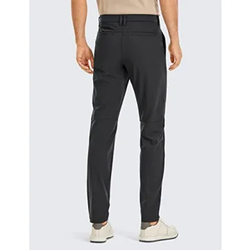 CRZ YOGA Men's All Day Comfy Golf Pants Lightweight Trousers