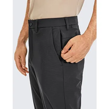 CRZ YOGA Men's All Day Comfy Golf Pants Lightweight Trousers