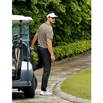 CRZ YOGA Men's All Day Comfy Golf Pants Lightweight Trousers