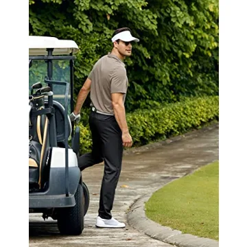CRZ YOGA Men's All Day Comfy Golf Pants Lightweight Trousers