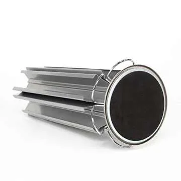 Flagship Coffee Pod Capsule Holder for Dolce Gusto, Metal Carousel Capsules Pods Organizer Rack, 48 Pods Silver