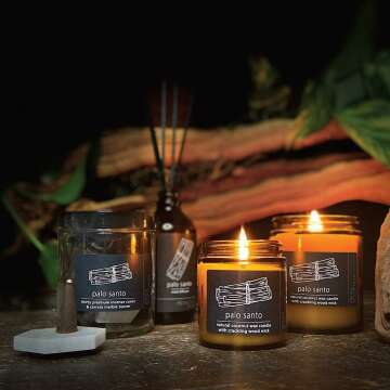 Crackling Wood Wick Candle - Hemlock Park 8 oz