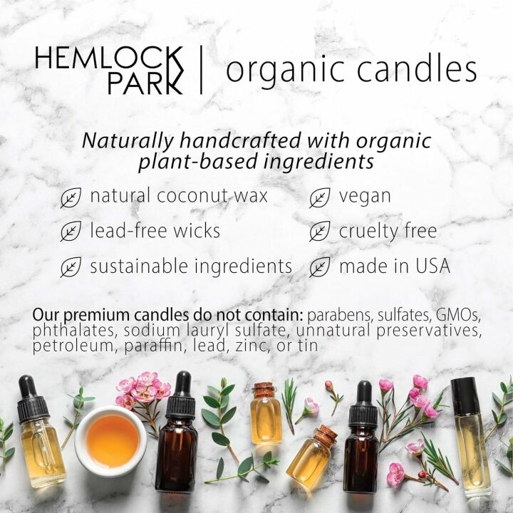 Crackling Wood Wick Candle - Hemlock Park 8 oz