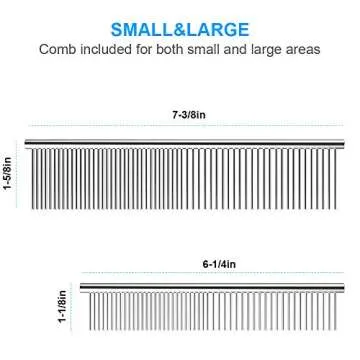 Cafhelp Dog & Cat Combs for Easy Grooming & Tangle Removal
