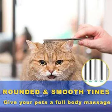 Cafhelp Dog & Cat Combs for Easy Grooming & Tangle Removal
