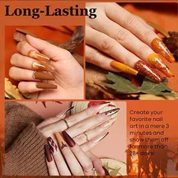 modelones Gel Nail Polish Set, 21 Colors Orange Green Red Solid Gel Polish Nude Brown Glitter Pudding Gel CD Inspired Crème Manicure Palette Christmas Nails Soak Off LED Nail Art Kit DIY W/Nail Brush