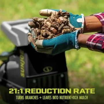 Sun Joe Electric Wood Chipper/Shredder for Gardeners