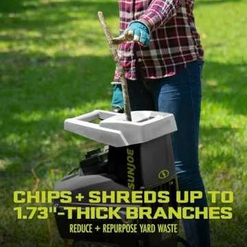 Sun Joe Electric Wood Chipper/Shredder for Gardeners
