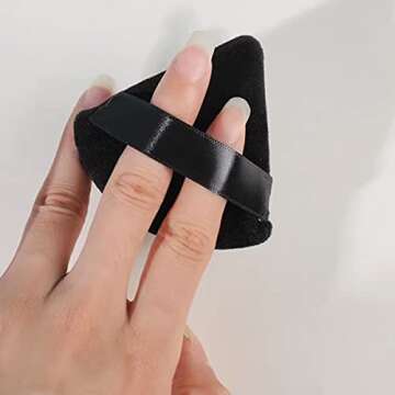 GXXMEI 30PCS Triangle Powder Puffs for Flawless Makeup
