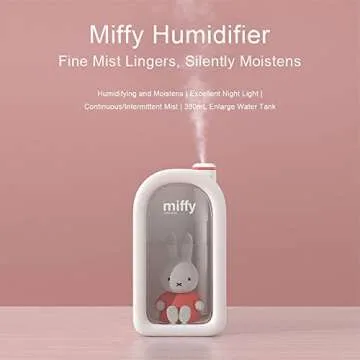 Mipow X Miffy Humidifier - Cute & Quiet Ultrasonic Design