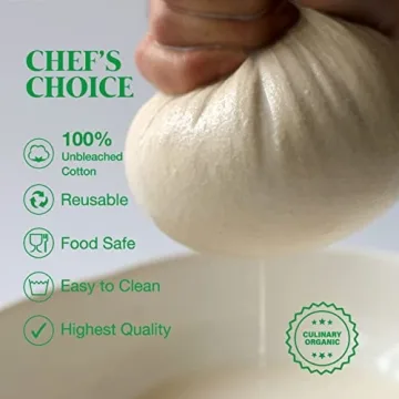 YJL Organic Cheese Cloth for Straining & Cooking Essentials