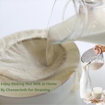 YJL Organic Cheese Cloth for Straining & Cooking Essentials