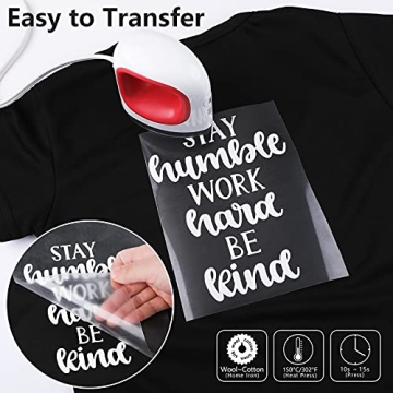 CAREGY Heat Transfer Vinyl for T-Shirts 12x30 Feet Roll