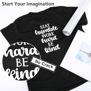CAREGY Heat Transfer Vinyl for T-Shirts 12x30 Feet Roll