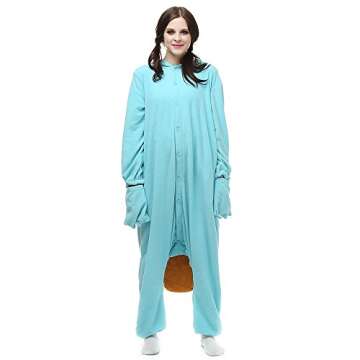 Wishliker Platypus Onesie Animal Pajamas for Cosplay