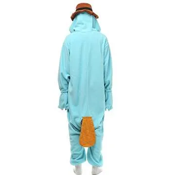 Wishliker Platypus Onesie Animal Pajamas for Cosplay