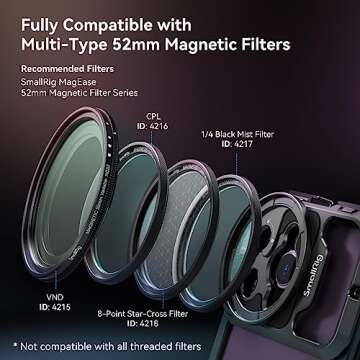 SmallRig Magnetic Filter Adapter for Phone Cage/Case - 3840C