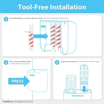 TotalMount Remote Holder Portable No Drilling Required