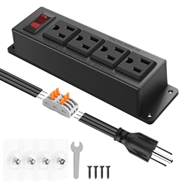 Gun Safe Power Outlet Kit with Surge Protection and 4 Outlets