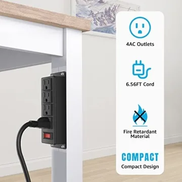 Gun Safe Power Outlet Kit with Surge Protection and 4 Outlets