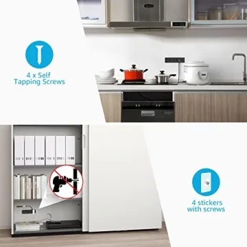 Gun Safe Power Outlet Kit with Surge Protection and 4 Outlets