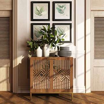 Stylish COZAYH Accent Cabinet with Easy Assembly