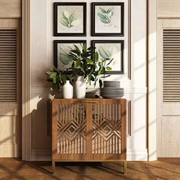 Stylish COZAYH Accent Cabinet with Easy Assembly