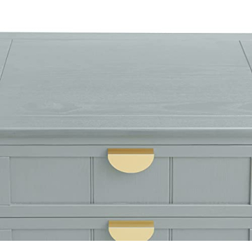 RXRRXY Stylish Light Green Bedside Nightstand